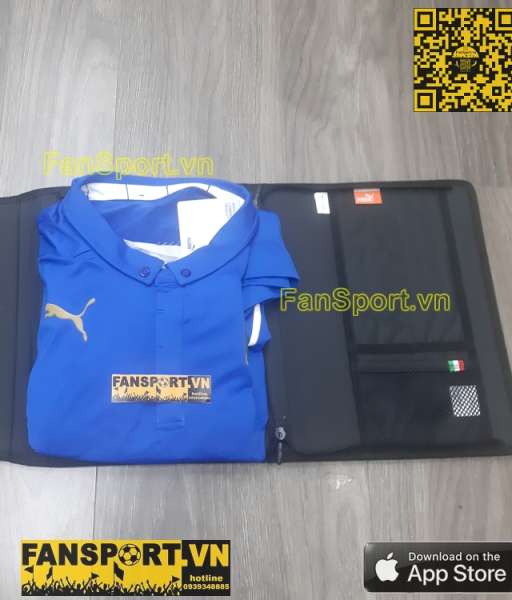 Box áo Italy 2014 2015 2016 home authentic shirt jersey Puma blue pack