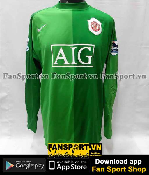 Áo Van Der Sar 1 Manchester United 2006-2007 shirt jersey goalkeeper
