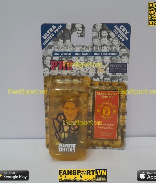 Tượng chữ ký Beckham Manchester United 1998 1999 2000 corinthian PTSE7