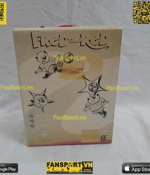 Thú bông 26cm Fred the Red mascot Manchester United red Vodafone new