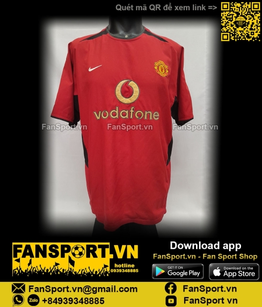 Áo đấu Ronaldo 7 Manchester United 2003 2004 home shirt jersey 184947