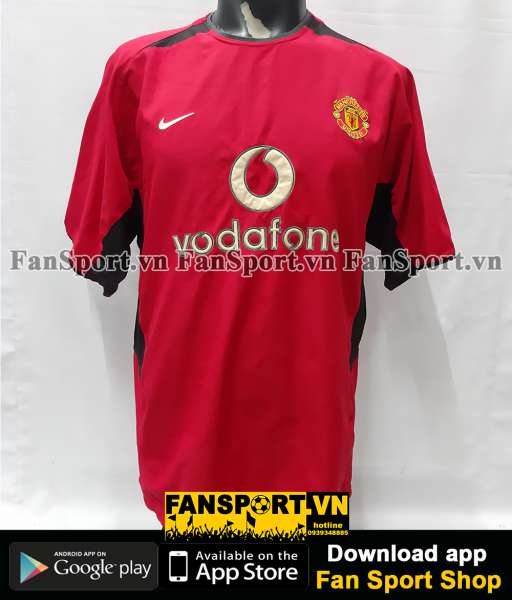 Áo đấu Ronaldo 7 Manchester United 2003 2004 home shirt jersey red