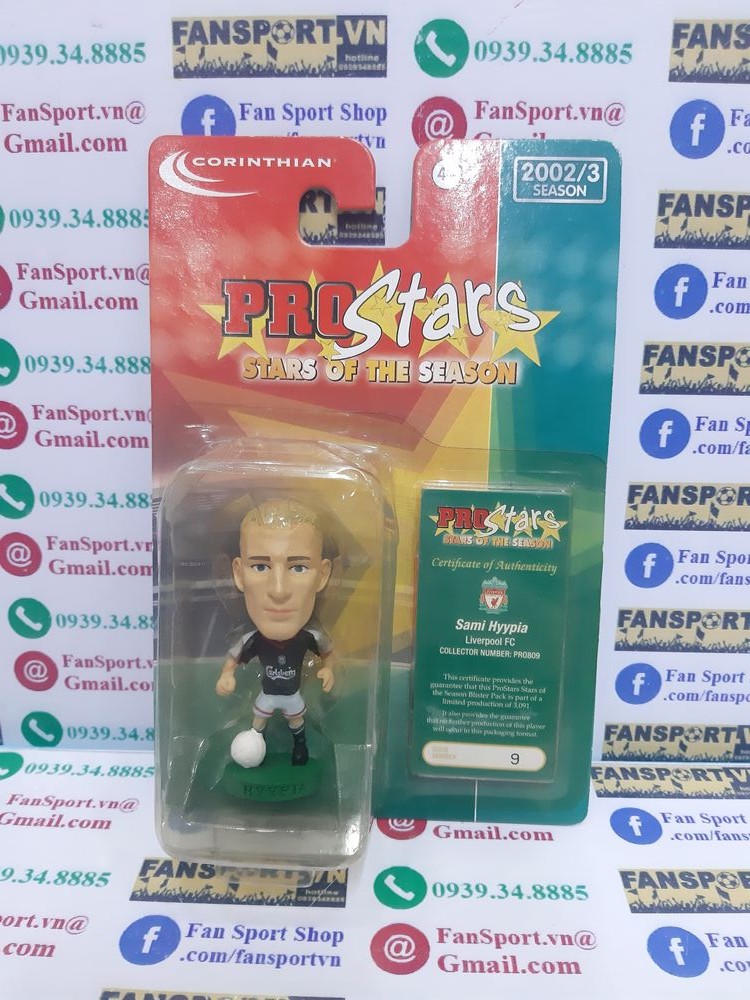 Tượng Sami Hyypia 4 Liverpool 2002 2003 away corinthian PRO809 blister