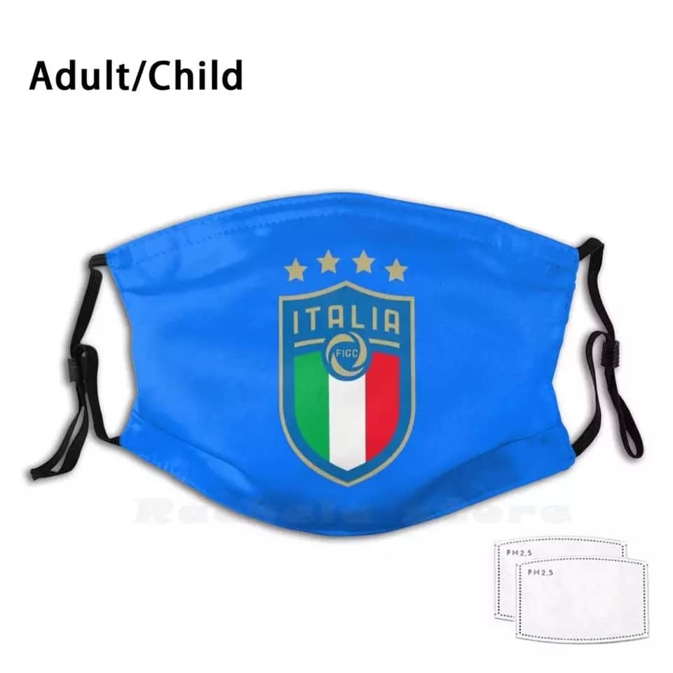 Khẩu trang logo đội tuyển bóng đá Italy 