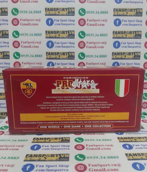 Box AS Roma 2000 2001 corinthian Scudetto Celebration Pack Special set