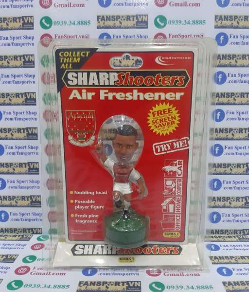 Tượng Henry 14 Arsenal 1999-2000 home SharpShooters Air Freshener new