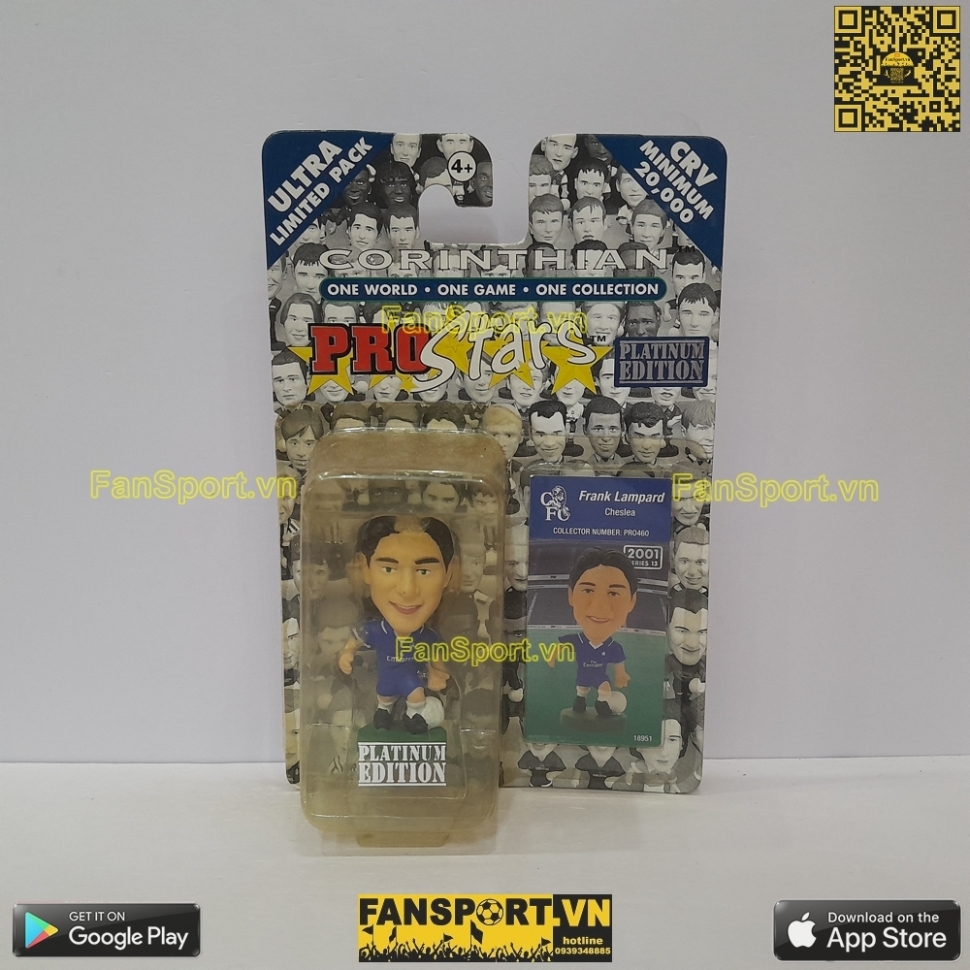 Tượng Lampard 8 Chelsea 2001 2002 2003 home corinthian PRO460 blister