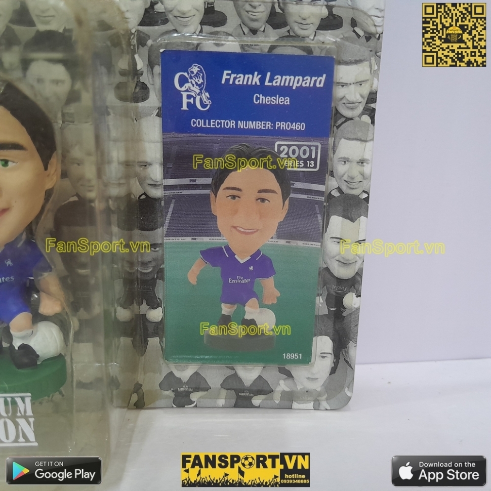 Tượng Lampard 8 Chelsea 2001 2002 2003 home corinthian PRO460 blister
