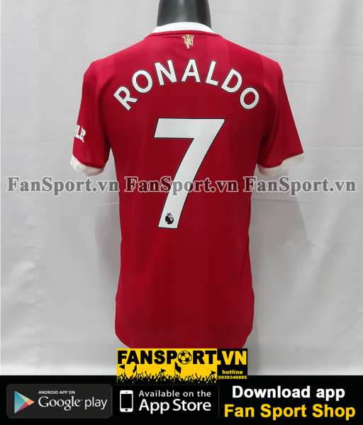 Áo Ronaldo 7 Manchester United 2021 2022 home authentic shirt ersey