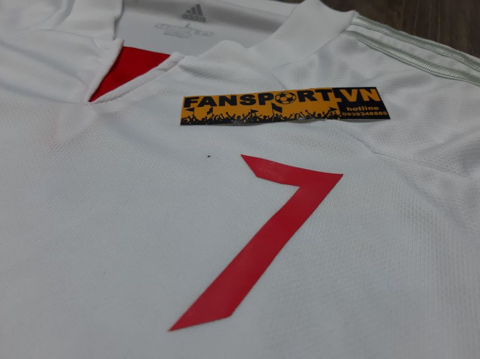 Áo đấu Beckham #7 Predator Adidas 20 years shirt white jersey