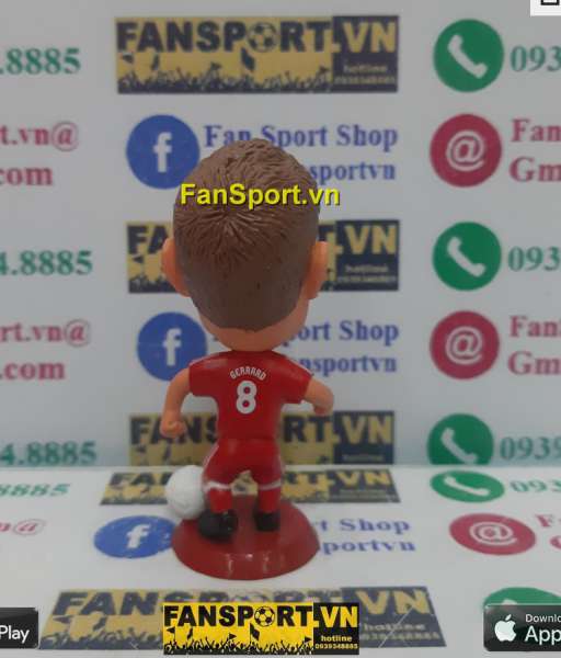 Tượng Steven Gerrard 8 Liverpool 2010 2011 2012 home red kodoto 