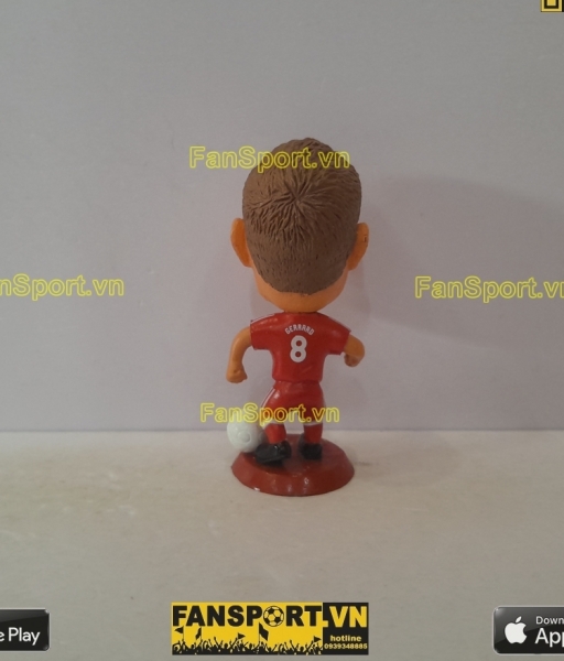 Tượng Steven Gerrard 8 Liverpool 2010 2011 2012 home red kodoto ball