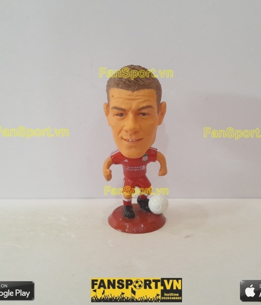Tượng Steven Gerrard 8 Liverpool 2010 2011 2012 home red kodoto ball