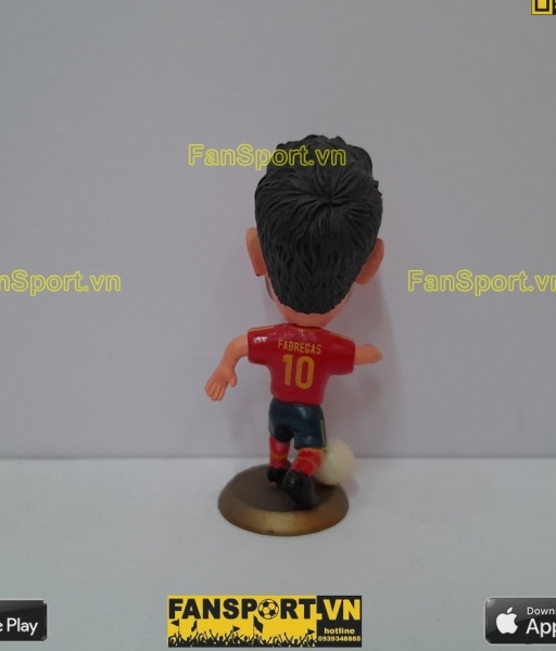 Tượng Fabregas 10 Spain 2012-2013 home kodoto red Tây Ban Nha