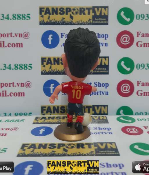 Tượng Fabregas 10 Spain 2012-2013 home kodoto red Tây Ban Nha