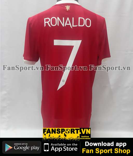 Áo Ronaldo 7 Manchester United 2021 2022 home authentic shirt H31090