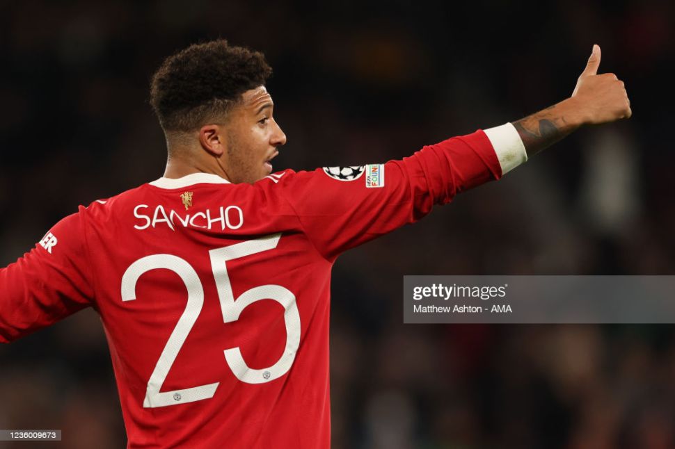 Áo đấu Sancho 25 Manchester United 2021 2022 home shirt jersey H31447