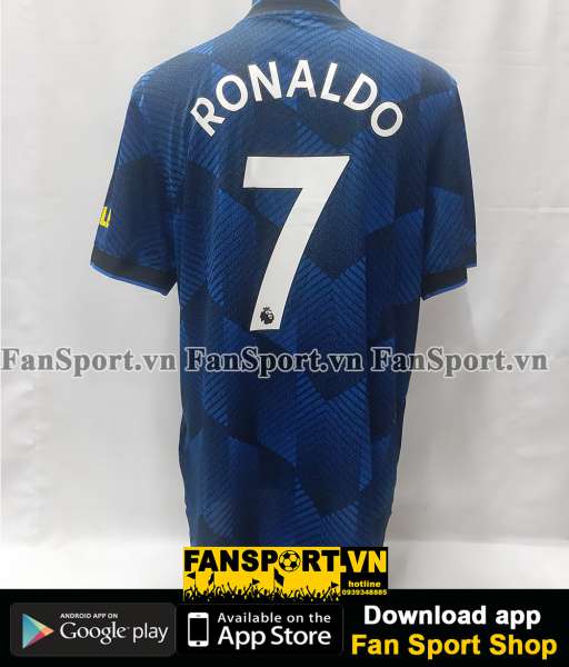 Áo Ronaldo 7 Manchester United 2021 2022 third authentic shirt jersey