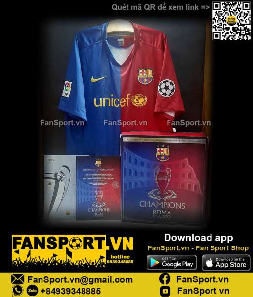 Box shirt Barcelona Champion League Winner 2009 jersey 286784 Nike
