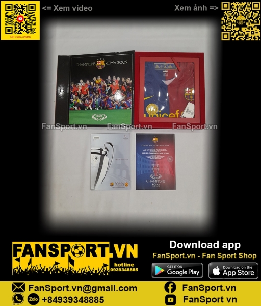 Box shirt Barcelona Champion League Winner 2009 jersey 286784 Nike