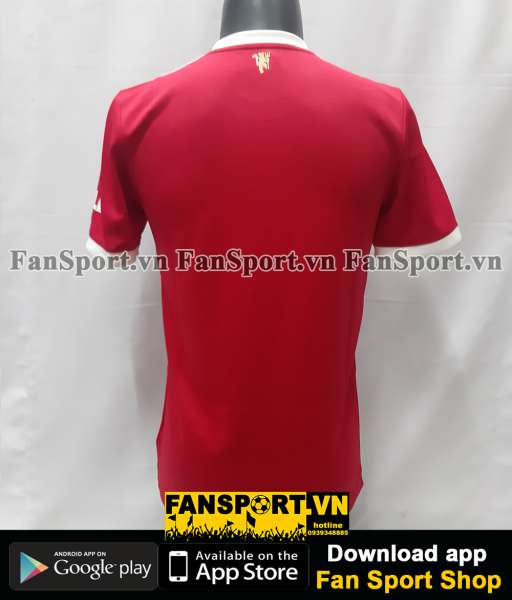 Áo đấu Manchester United 2021 2022 home shirt jersey red H31447 size L