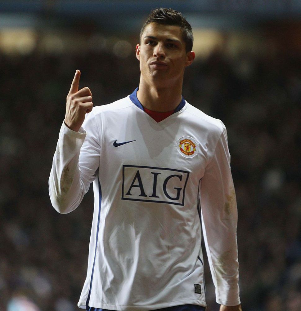 Nameset Ronaldo 7 Manchester United 2008 2009 Premier League away