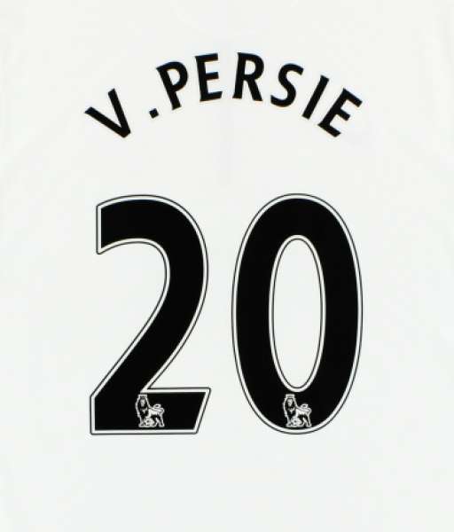 Nameset Van Persie 10 Manchester United Premier League 2012 2013 black