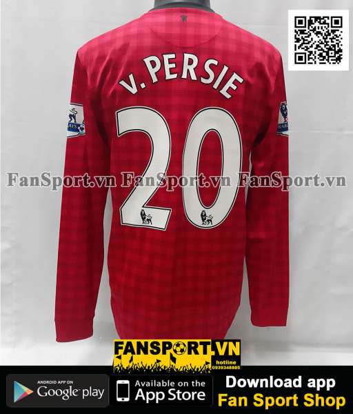 Áo Persie 20 Manchester United 2012-2013 home shirt jersey red long