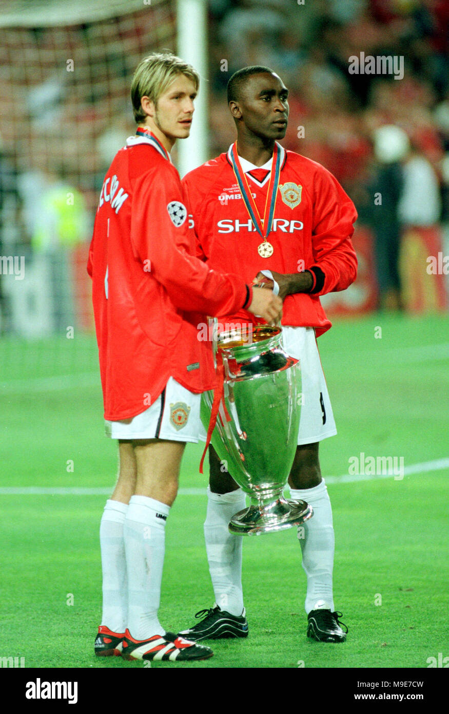 Tượng Beckham 7 Manchester United Treble 1999 Champion League Final