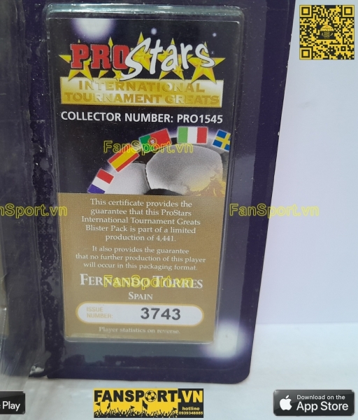 Tượng Torres 9 Spain 2005 2006 2007 prostars PRO1545 corinthian 3743