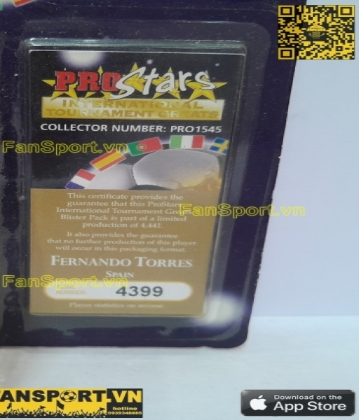 Tượng Torres 9 Spain 2005 2006 2007 prostars PRO1545 corinthian 4399