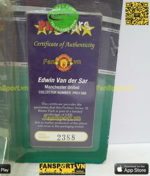 Tượng Van Der Sar Manchester United 2005 2006 corinthian 2388 PRO1388