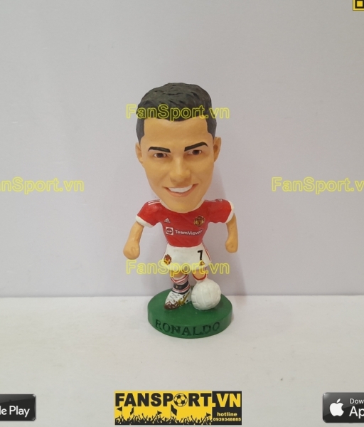 Tượng Ronaldo 7 Manchester United 2021 2022 home repaint corinthian