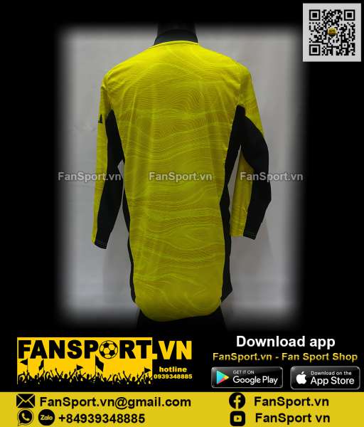 Áo GK Manchester United 2021-2022 home yellow shirt goalkeeper GM4623