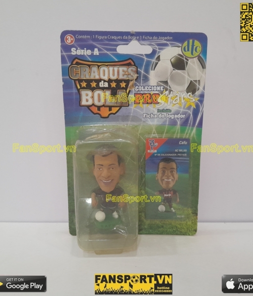 Tượng Cafu 2 AC Milan 2006 2007 home corinthian bola blister PRO1635