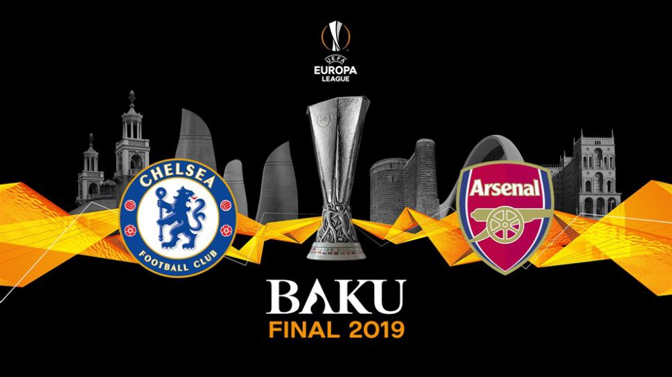 Vé Europa League FInal 2019 Chelsea vs Arsenal Baku ticket replica