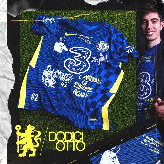 Box áo Chelsea Champion League Winner 2021 Forty Two limited shirt 395