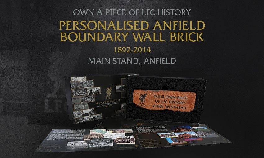 Liverpool Wall brick Main Stand 1892-2014 Anfield box set limited box
