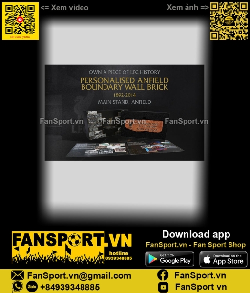 Liverpool Wall brick Main Stand 1892-2014 Anfield box set limited box