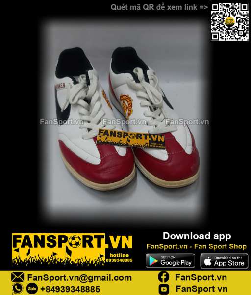 Giày Nike ID Manchester United shoes 317559-995 white 2007-2008 Y3NI