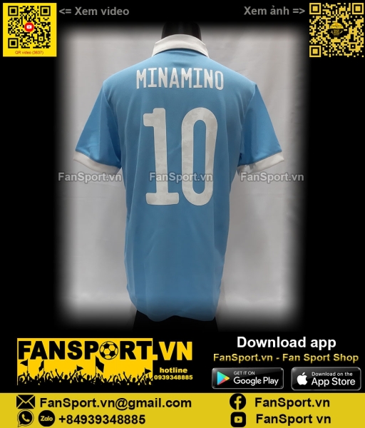 Box Minamino 10 Japan 100th years 1921-2021 shirt jersey Nhật FZ6751