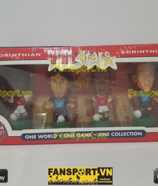 Box tượng Arsenal 2002 2003 corinthian Pack set ProStars figure