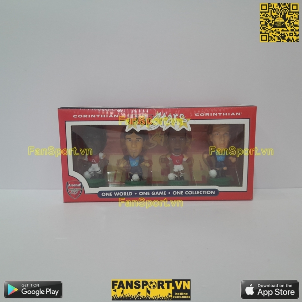 Box tượng Arsenal 2002 2003 corinthian Pack set ProStars figure