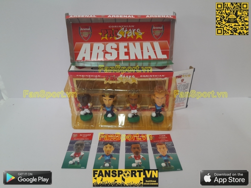 Box tượng Arsenal 2002 2003 corinthian Pack set ProStars figure