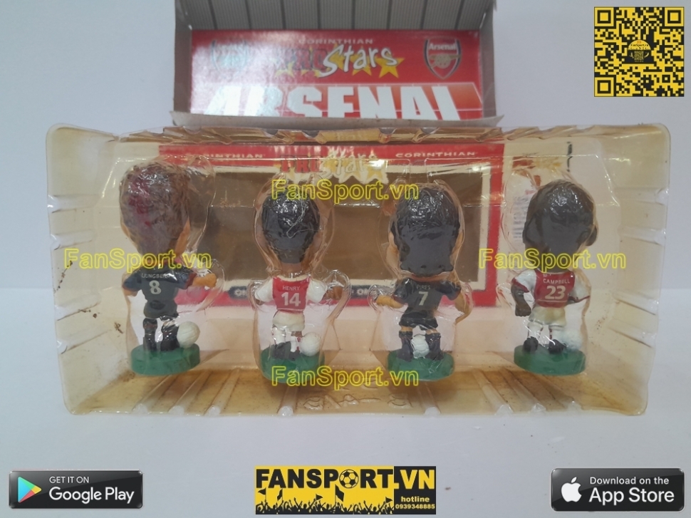 Box tượng Arsenal 2002 2003 corinthian Pack set ProStars figure