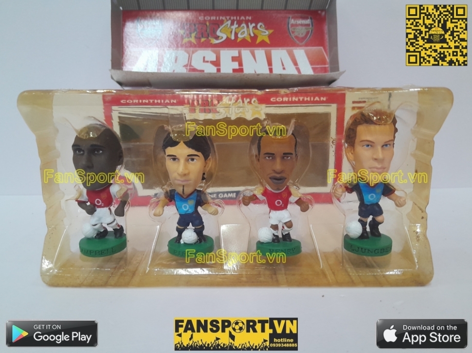 Box tượng Arsenal 2002 2003 corinthian Pack set ProStars figure