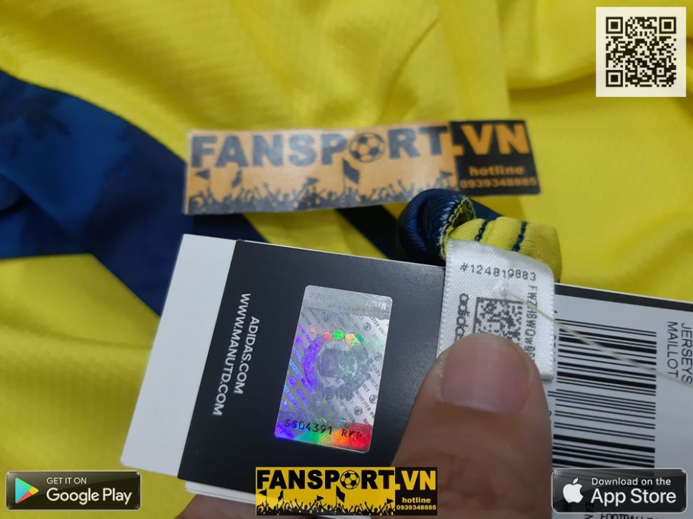 Áo thủ môn Manchester United 2020-2021 home yellow shirt goalkeeper GK