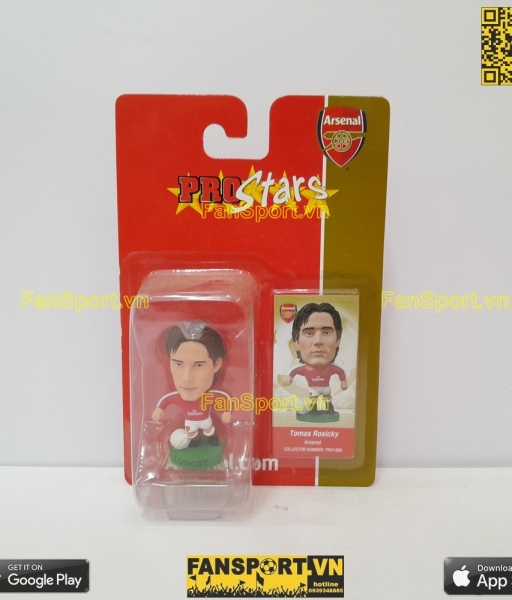 Tượng Rosicky 7 Arsenal 2008-2009-2010 home corinthian blister PRO1809