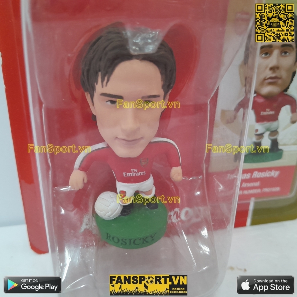 Tượng Rosicky 7 Arsenal 2008-2009-2010 home corinthian blister PRO1809