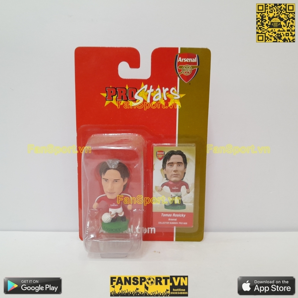 Tượng Rosicky 7 Arsenal 2008-2009-2010 home corinthian blister PRO1809
